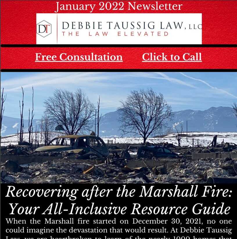 Marshall Fire Resource Guide - Newsletter Image